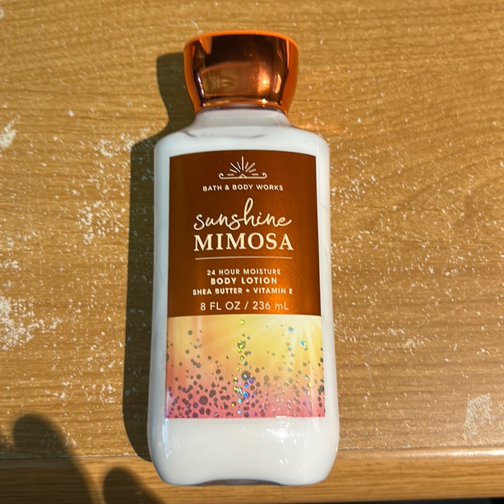 Bath & Body Works Sunshine Mimosa Lotion new and sealed.